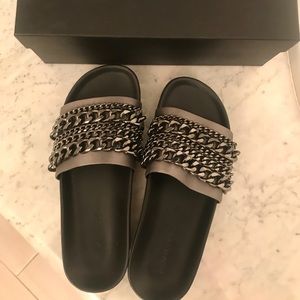 Kendall & Kylie slides (never worn) Paid $100